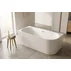 Cada freestanding Rune Birka acril alb lucios 170x75 cm montaj stanga lipita de perete, BTW picture - 1