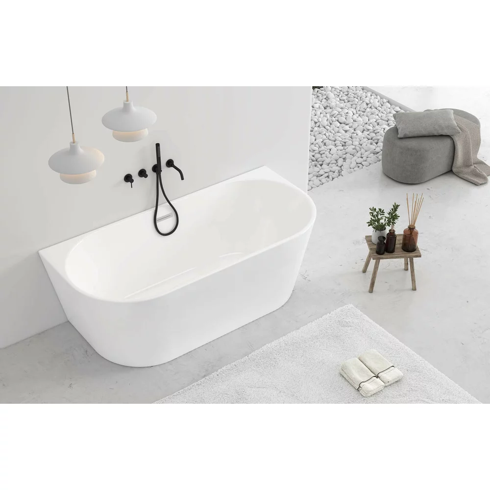 Cada freestanding Rune Birka 160 x 75 cm lipita de perete, BTW