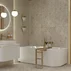 Cada freestanding Rune Birka riflat acril alb lucios 170x80 cm montaj stanga lipita de perete, BTW picture - 2