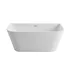 Cada freestanding Rune Oddvar acril alb lucios 150x75 cm lipita de perete, BTW picture - 4