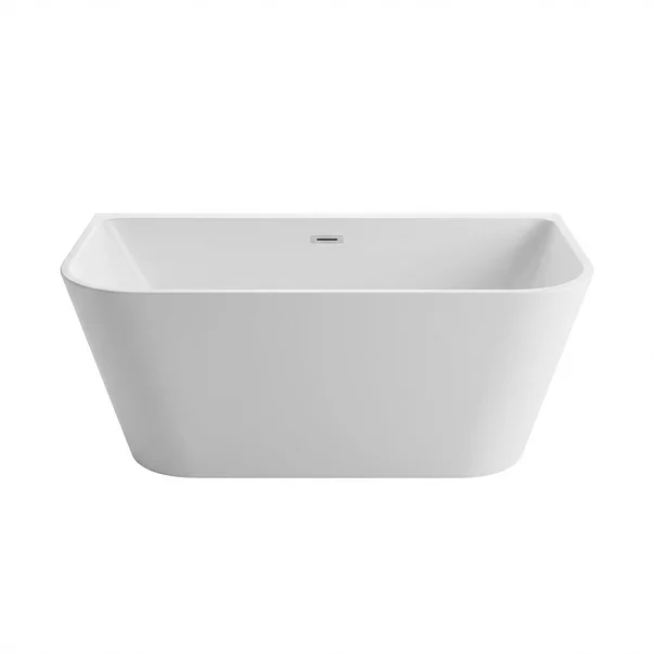 Cada freestanding Rune Oddvar acril alb lucios 150x75 cm lipita de perete, BTW picture - 4