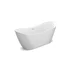 Cada freestanding Rune Runolf acril alb lucios 160x78 cm picture - 3