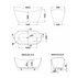 Cada freestanding Rune Runolf acril alb lucios 160x78 cm picture - 6