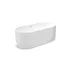Cada freestanding Rune Varmva alb 160x74.5 cm picture - 2
