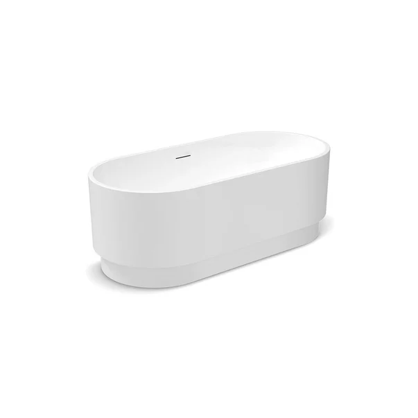 Cada freestanding Rune Varmva alb 160x74.5 cm picture - 2