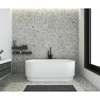 Cada freestanding Rune Varmva alb 160x74.5 cm
