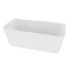 Cada freestanding Rune Vetur acril alb lucios 150x80 cm lipita de perete, BTW picture - 1