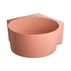 Cada pe colt asimetrica Omnires Ovo M+ compozit coral mat 120x120 cm picture - 2