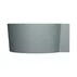 Cada pe colt asimetrica Omnires Ovo M+ compozit gri mat cenusa 120x120 cm picture - 3