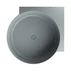 Cada pe colt asimetrica Omnires Ovo M+ compozit gri mat cenusa 120x120 cm picture - 2