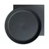 Cada pe colt asimetrica Omnires Ovo M+ compozit negru lava mat 120x120 cm picture - 2