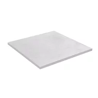 Cadita compozit pentru dus Inter Ceramic patrata 80x80 cm finisaj piatra-negru mat
