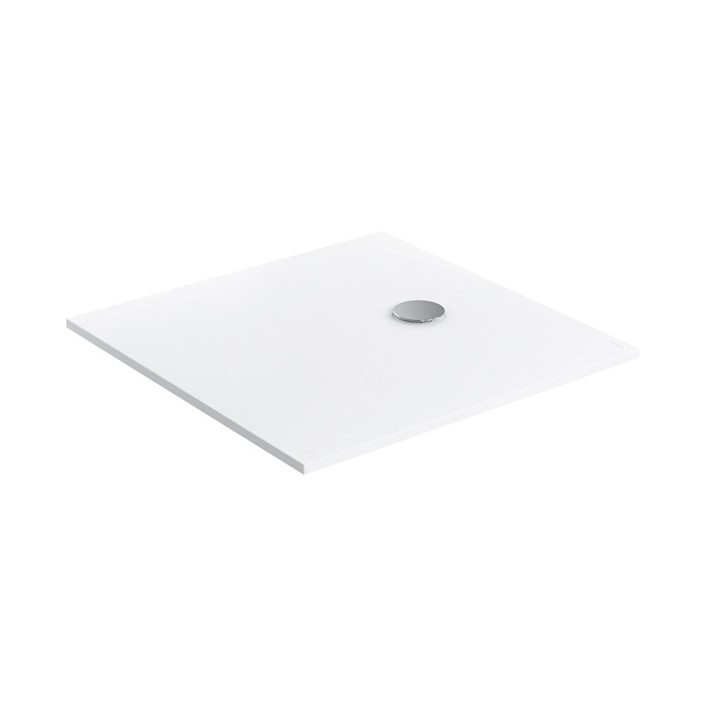 Cadita de dus compozit Omnires AquaPure M+ patrata alb mat 80x80 cm