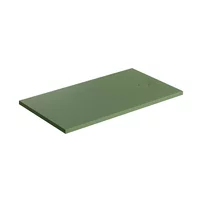Cadita de dus compozit Omnires AquaRock M+ dreptunghiulara verde olive mat 80x140 cm