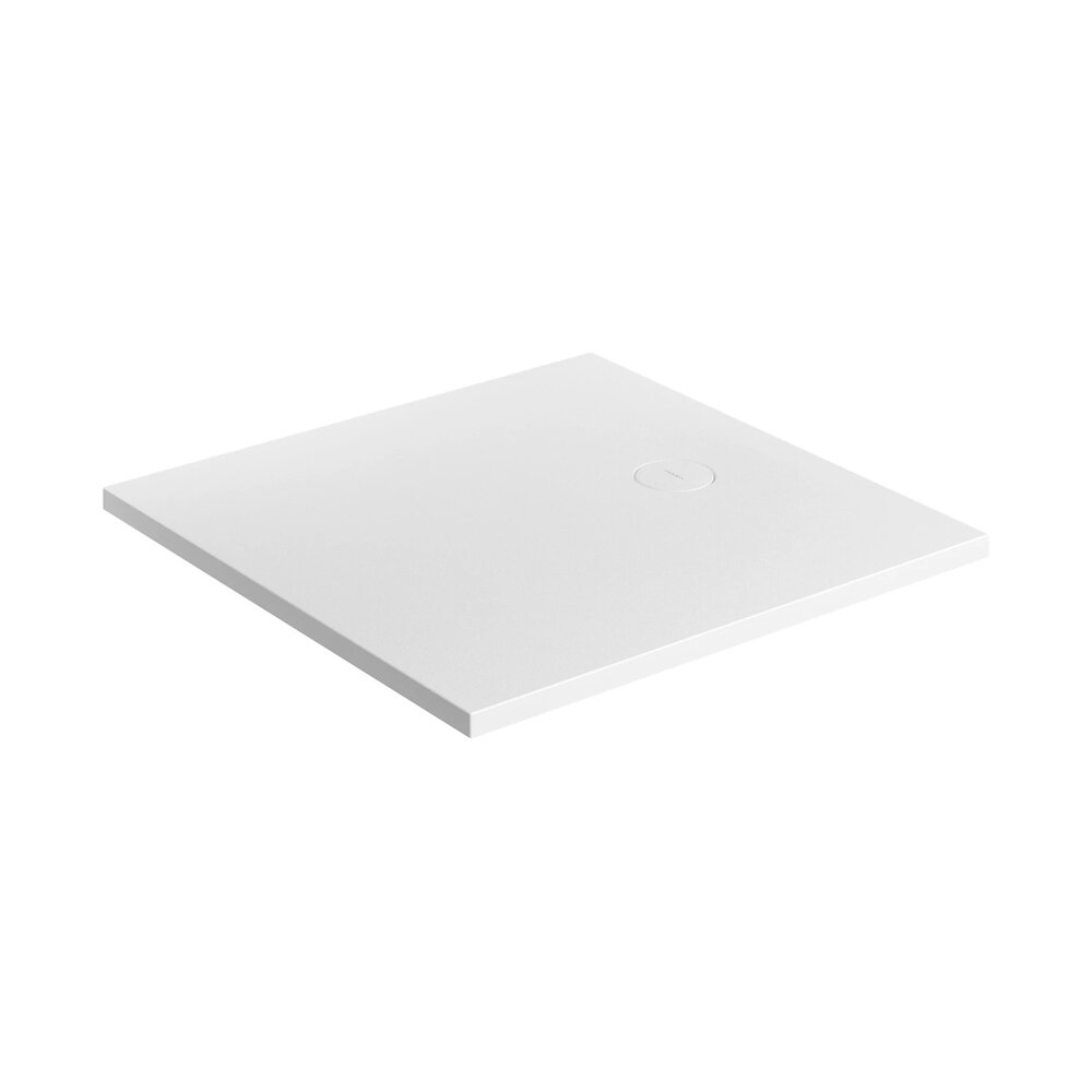 Cadita de dus compozit Omnires AquaRock M+ patrata alb mat 80×80 cm Baie > Zona de dus > Cadite pentru dus > Promoții neakaisa.ro