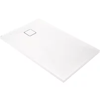 Cadita de dus dreptunghiulara Deante Correo alb 140x80 cm