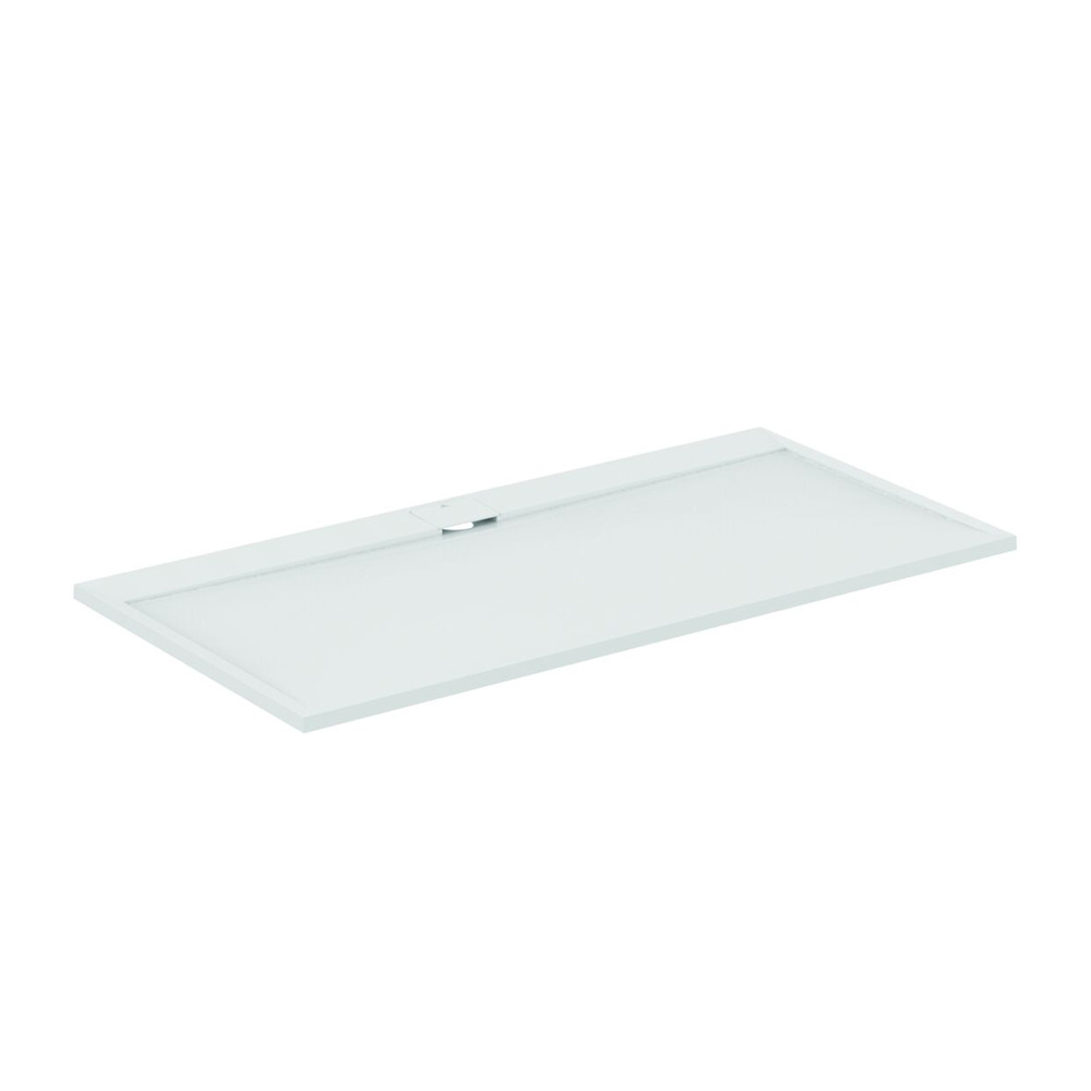 Cadita de dus dreptunghiulara Ideal Standard i.life Ultra Flat S alb pur 200x100 cm