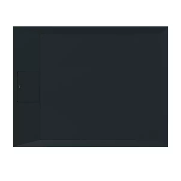 Cadita de dus dreptunghiulara Ideal Standard i.life Ultra Flat S negru intens 90x70 cm picture - 4