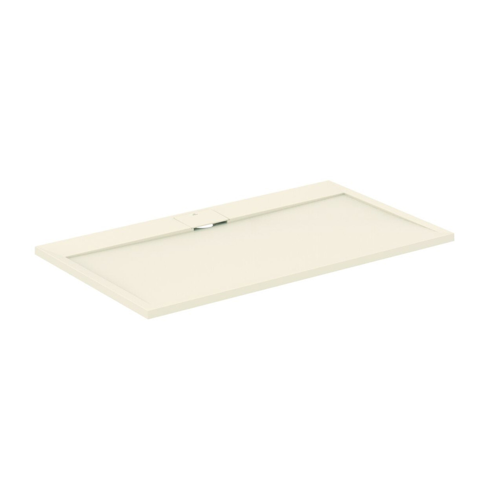 Cadita de dus dreptunghiulara Ideal Standard i.life Ultra Flat S nisipiu 140x80 cm