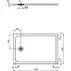 Cadita de dus dreptunghiulara Ideal Standard Ultra Flat S 120x80 cm negru intens picture - 2