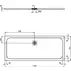 Cadita de dus dreptunghiulara Ideal Standard Ultra Flat S 170x70 cm negru intens picture - 2