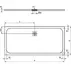 Cadita de dus dreptunghiulara Ideal Standard Ultra Flat S 170x80 cm gri asfaltic picture - 2