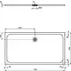 Cadita de dus dreptunghiulara Ideal Standard Ultra Flat S 170x90 cm nisipiu picture - 2