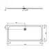 Cadita de dus dreptunghiulara Ideal Standard Ultra Flat S 180x80 cm nisipiu picture - 2
