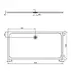 Cadita de dus dreptunghiulara Ideal Standard Ultra Flat S 200x100 cm nisipiu picture - 3