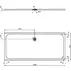 Cadita de dus dreptunghiulara Ideal Standard Ultra Flat S 200x90 cm gri asfaltic picture - 2