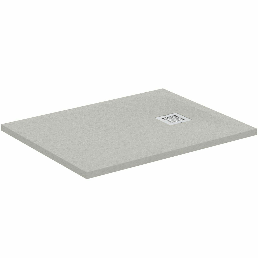 Cadita de dus dreptunghiulara Ideal Standard Ultra Flat S 90x70 cm gri asfaltic