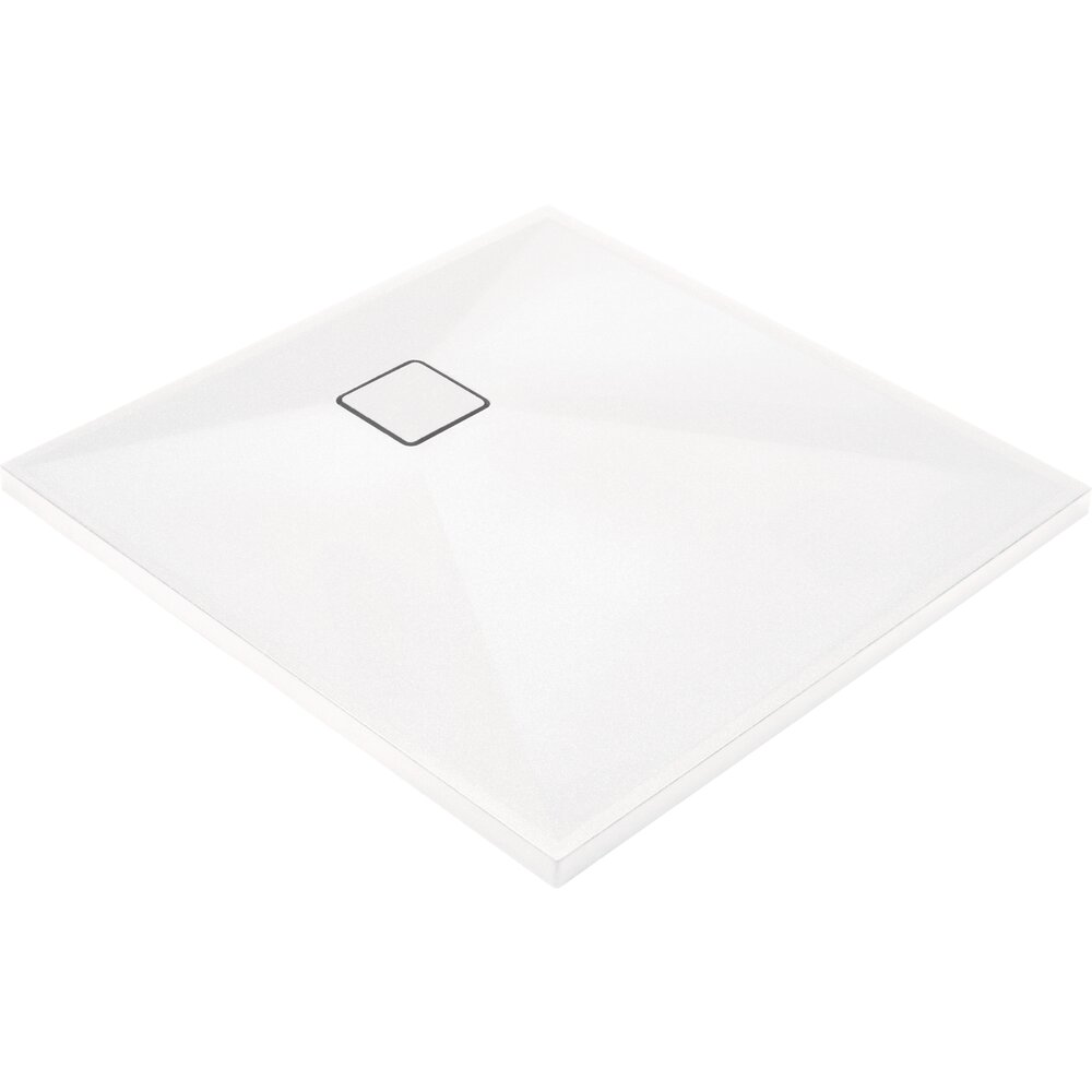 Cadita de dus patrata Deante Correo alb 90x90 cm
