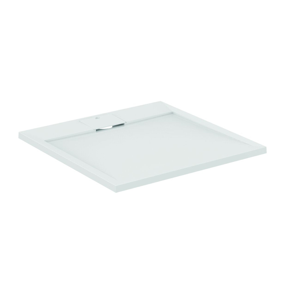 Cadita de dus patrata Ideal Standard i.life Ultra Flat S alb pur 80x80 cm