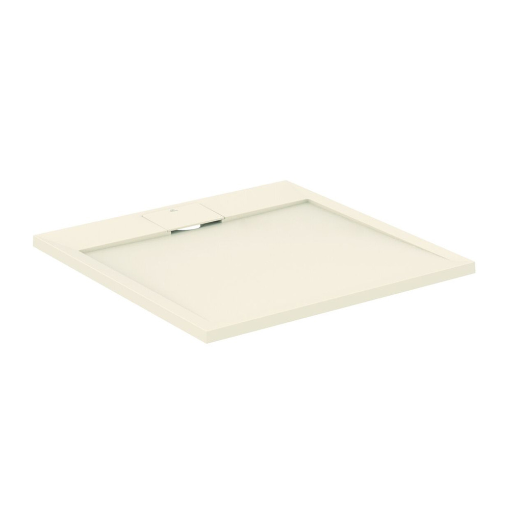 Cadita de dus patrata Ideal Standard i.life Ultra Flat S nisipiu 80x80 cm