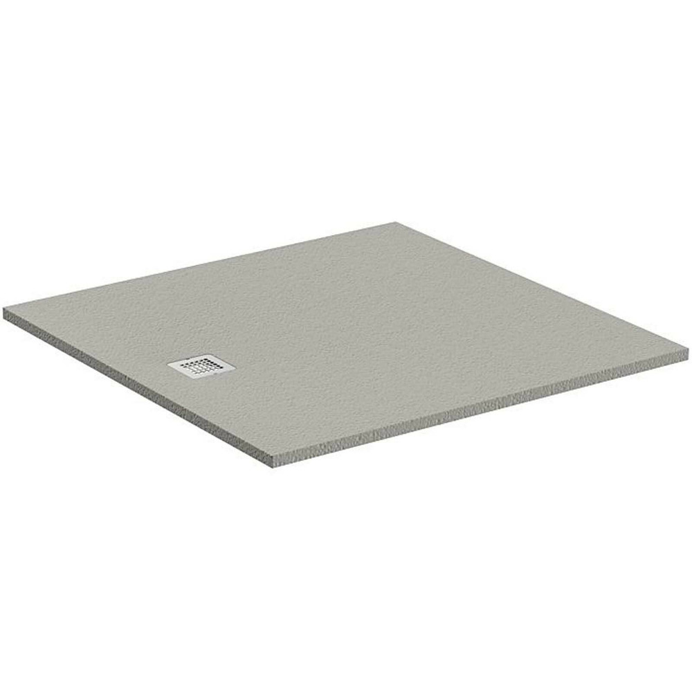 Cadita de dus patrata Ideal Standard Ultra Flat S 120x120 cm gri asfaltic