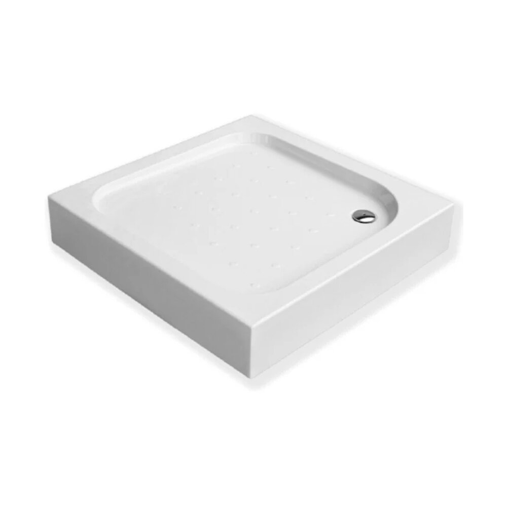 Cadita dus acril patrata Radaway Tinos C Compact 90x90 cm alb