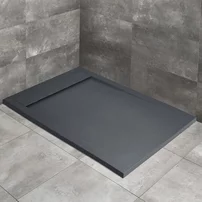 Cadita dus compozit dreptunghiulara Radaway Teos F 110x80 cm antracit