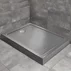Cadita dus dreptunghiulara Radaway Doros F Compact Stone 100x80 cm acril antracit picture - 1