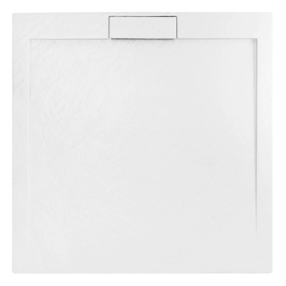 Cadita dus patrata Rea Grand 90×90 alb neakaisa.ro