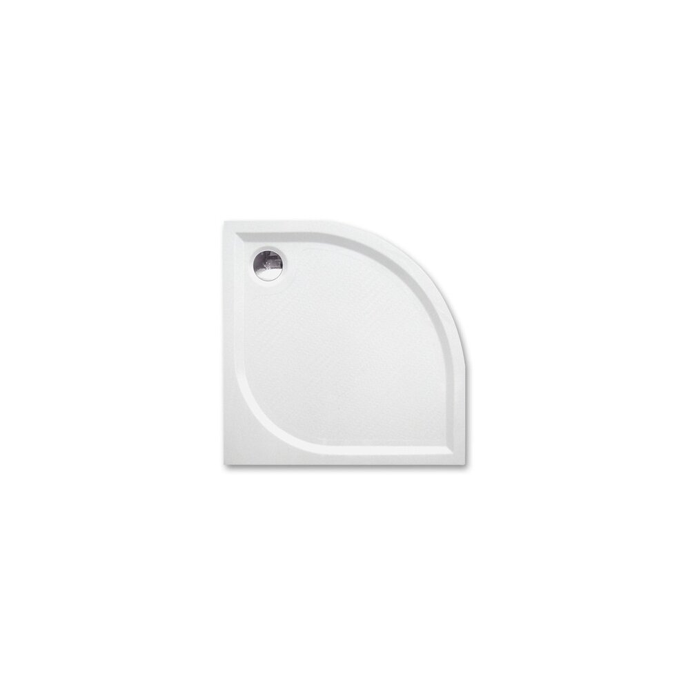 Cadita dus subtire din compozit semirotunda Roth Dream-M 90x90