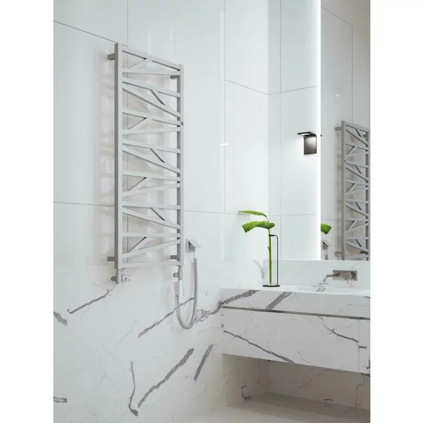 Calorifer de baie portprosop Rune Alva 1187x530 mm alb lucios picture - 3