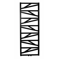 Calorifer de baie portprosop Rune Alva 1187x530 mm negru satinat
