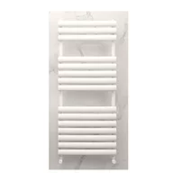 Calorifer de baie portprosop Rune Hima 1200x500 mm alb mat