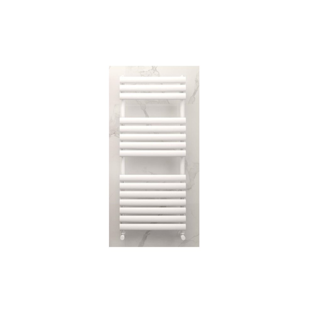 Calorifer de baie portprosop Rune Hima 1200x500 mm alb mat