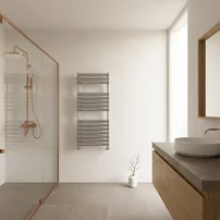 Calorifer de baie portprosop Rune Hima 1200x500 mm crom