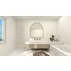 Calorifer de baie portprosop Rune Hima alb lucios 1510x550 mm picture - 5