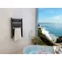 Calorifer de baie portprosop Rune Hima negru mat 800x500 mm picture - 1
