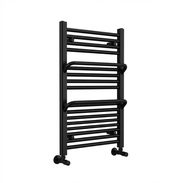 Calorifer de baie portprosop Rune Hima negru mat 800x500 mm picture - 2