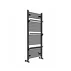 Calorifer de baie portprosop Rune Lani 1200x500 mm negru mat picture - 2