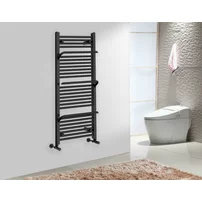 Calorifer de baie portprosop Rune Lani 1200x500 mm negru mat